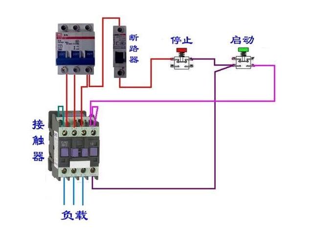 斷路器接觸器控制回路解析